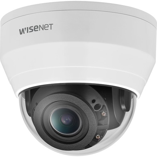 Cámara de red Wisenet QND-8080R 5Megapíxel - Color - Cúpula - Blanco - 20m Infrarrojos Visión Nocturna - H.265, H.264, MJP