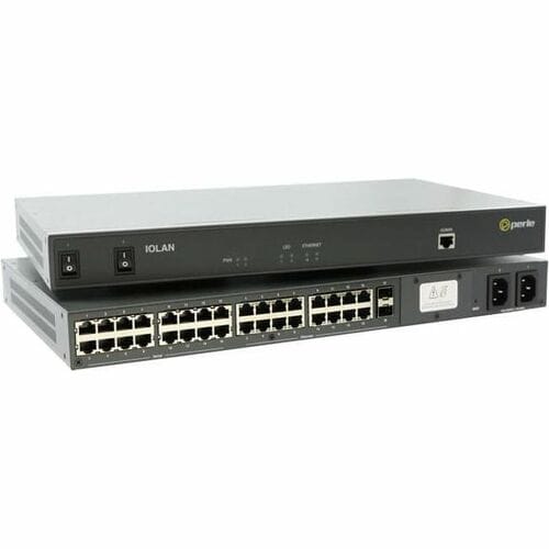 Perle IOLAN SCR1618 RDAC Device Server - Optical Fiber, Twisted Pair - 2.0 Total Expansion Slot(s) - 16 x Network (RJ-45) 