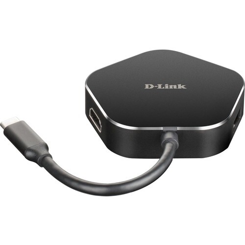 D-Link USB Type C Docking Station for Notebook - 60 W - 3 x USB Ports - 2 x USB 3.0 - USB Type-C - HDMI - Thunderbolt - Wired