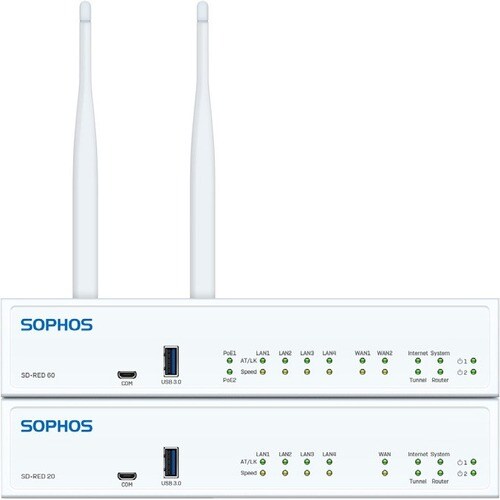Sophos SD-RED 20 Remote Ethernet Device - 8.9" Width x 5.9" Depth x 1.7" Height - 1 - White