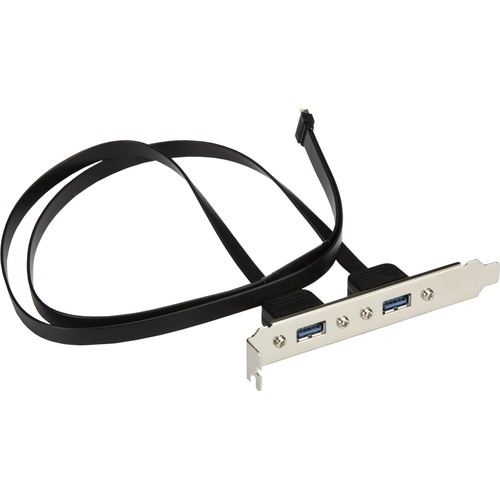 Supermicro USB 3.1 B Key to USB 3.0A Female x2 55cm Cable - 1.80 ft USB Data Transfer Cable for Server, Motherboard - Firs