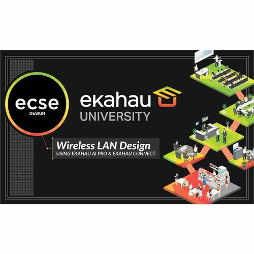 Ekahau ECSE Design - Technology Training Course - 1 seat - 4 Day Duration