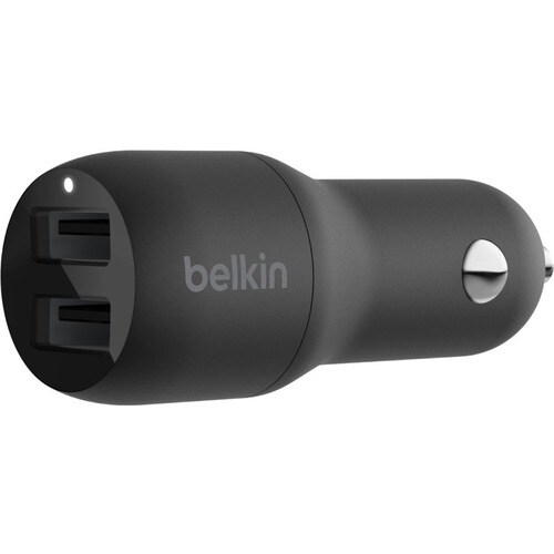 Belkin BoostCharge 12 W Auto Adapter - USB - For USB Type A Device - 12 V DC Input - 5 V DC Output