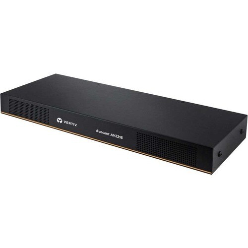 Vertiv Avocent 16-Port Rackmount KVM over IP Switch with CAC & Local or Remote Access| - 16 Computer(s) - 1 Remote User(s)