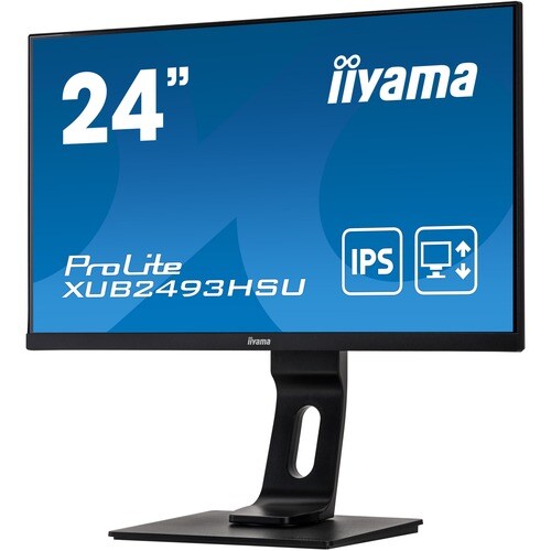 Moniteur LCD iiyama ProLite XUB2493HSU-B1 60,5 cm (23,8") Full HD LED - 16:9 - Noir mat - 609,60 mm Class - Technologie IP