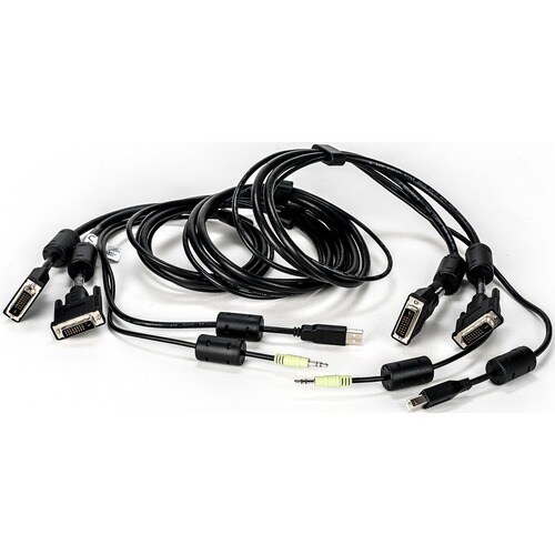 VERTIV 1.83 m KVM Cable - Cable for KVM Switch, Workstation - First End: USB, Audio, DVI-D (Dual-Link) Digital Video
