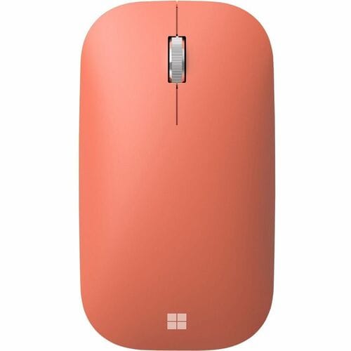 Microsoft Modern Mobile Mouse - BlueTrack - Cable/Wireless - Bluetooth - 2.40 GHz - Peach - USB - Scroll Wheel - 4 Button(s)