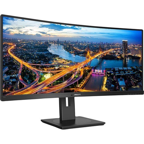 Philips 346B1C 34" Class WQHD Ecrã curvo Monitor LCD para gaming - 21:9 - preto texturizado - 86.4 cm (34") Viewable - Ali