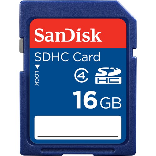 SanDisk 16 GB Class 4 SDHC - 15 MB/s Write