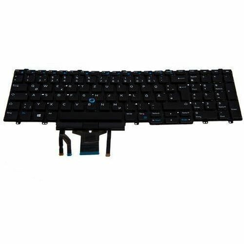 Origin Keyboard - Cable Connectivity - Proprietary Interface - Trackstick - German - Black - 103 Key(s) - Notebook