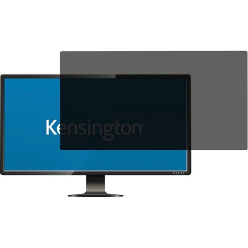 Kensington 3H Polyethylene Terephthalate (PET) Anti-glare Privacy Screen Filter - For 60.5 cm (23.8") Widescreen LCD Monit