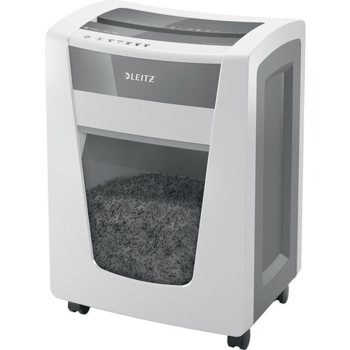 Leitz IQ Office Pro Paper Shredder - Continuous Shredder - Super Micro Cut - 7 Per Pass - for shredding Staples, Paper Cli