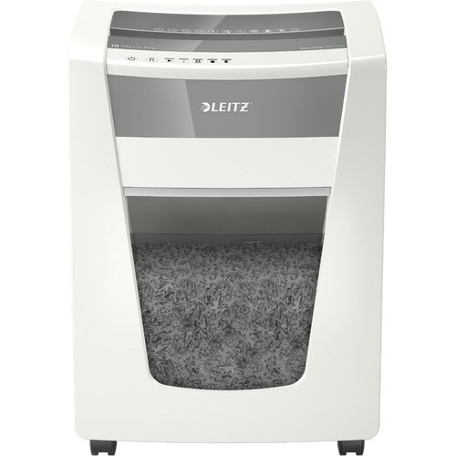 Leitz IQ Office Pro P6 Paper Shredder - Continuous Shredder - Cross Cut - 6 Per Pass - for shredding Paper - 1 mm x 5 mm S