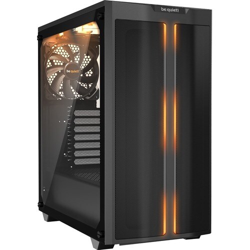be quiet! Pure Base 500 BGW37 Computergehäuse - ATX, Micro ATX, Mini ITX Motherboard Supported - Gehärtetes Glas, Acrylnit