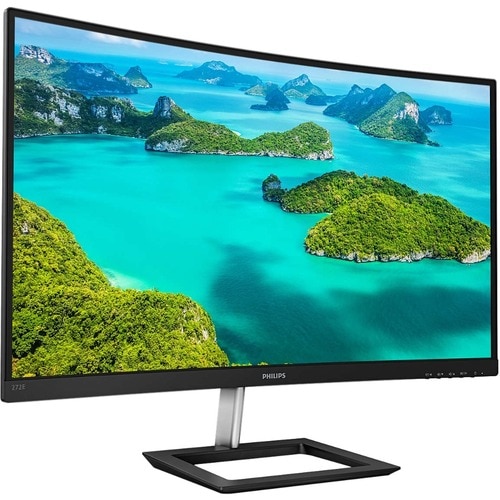 Philips 272E1CA 27" Class Full HD Ecrã curvo Monitor LCD para gaming - 16:9 - preto texturizado - 68,6 cm (27") Viewable -