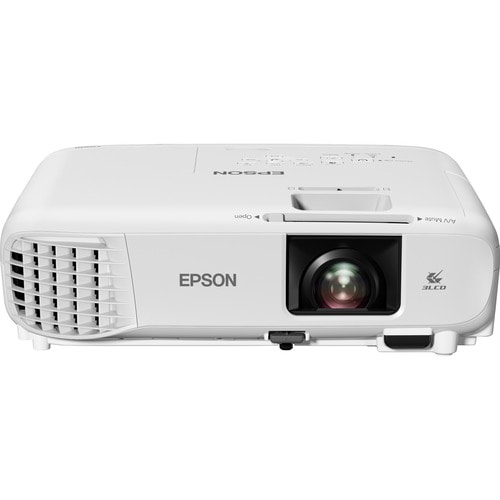 Epson PowerLite W49 LCD Projector - 16:10 - 1280 x 800 - Front, Rear, Ceiling - 8000 Hour Normal Mode - 17000 Hour Economy