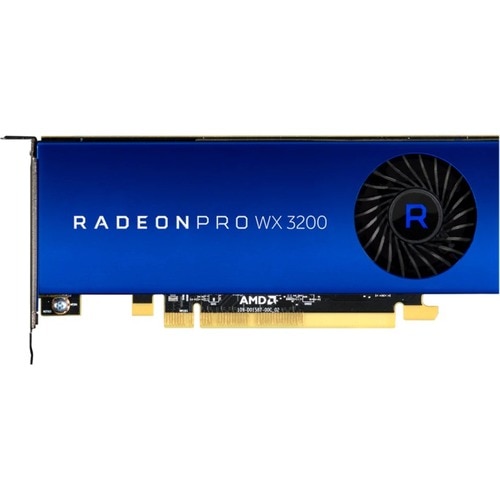Carte Graphique AMD Radeon Pro WX 3200 - 4 Go GDDR5 - 1,25 GHz Matériau - 1,30 GHz Boost clock - 128 bit Largeur de bus - 