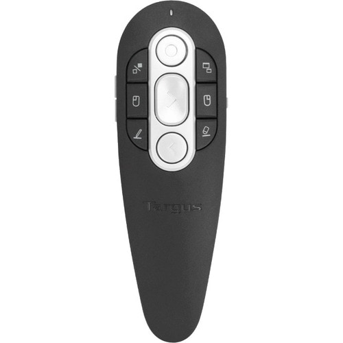 Targus AMP38GL Pointer - Bluetooth/Radio-Frequenz - USB - Laser - Schwarz - Kabellos - 2,40 GHz - Symmetrisch