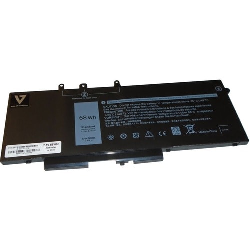 V7 D-GD1JP-V7E Battery - 4-cell Lithium Ion (Li-Ion) - For Notebook - Battery Rechargeable - 7.6 V DC - 8560 mAh - 68 Wh