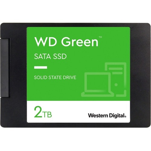 Western Digital Green WDS200T2G0A 2 TB Solid State Drive - 2.5" Internal - SATA (SATA/600) - Notebook, Desktop PC Device S