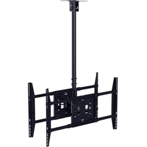 ITB Ceiling Mount for Digital Signage Display, Monitor - Black - 2 Display(s) Supported - 190.5 cm (75") Screen Support - 