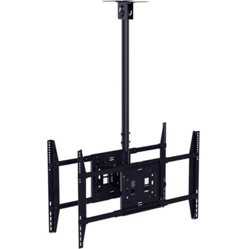 Supporto da soffitto ITB per Display firma digitale, Monitor - Nero - 2 Schermo/i supportato/i - 190,5 cm (75") Supporto s