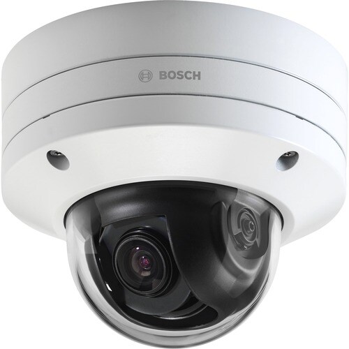 Bosch FLEXIDOME IP NDE-8504-R 8 Megapixel HD Network Camera - Dome - White - H.265, H.264, MJPEG - 3840 x 2160 - 3.90 mm Z