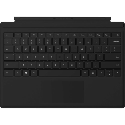 Microsoft- IMSourcing Type Cover Keyboard/Cover Case Microsoft Surface Pro, Surface Pro 3, Surface Pro 4 Tablet - Black - 