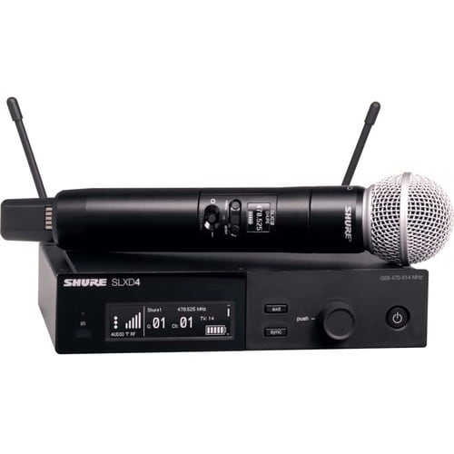 Shure Wireless Microphone System Transmitter - 470 MHz to 514 MHz Operating Frequency - 20 Hz to 20 kHz Frequency Response