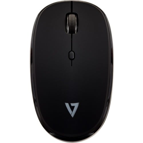 V7 MW550BT Bluetooth Silent 4-Button Mouse with adjustable DPI - Black. Form factor: Ambidextrous. Device interface: Bluet