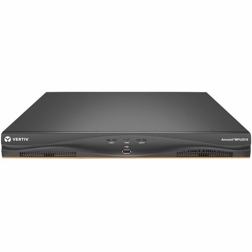 Vertiv Avocent MPU KVM Switch | 16 port | 2 Digital Path | Dual AC Power TAA - KVM over IP Switches| Remote Access to KVM,