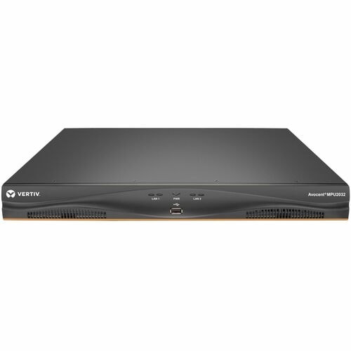Vertiv Avocent MPU KVM Switch | 32 port | 2 Digital Path | Dual AC Power TAA - KVM over IP Switches| Remote Access to KVM,