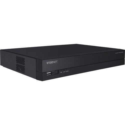 Wisenet 8CH 8MP NVR with PoE switch - Network Video Recorder - HDMI