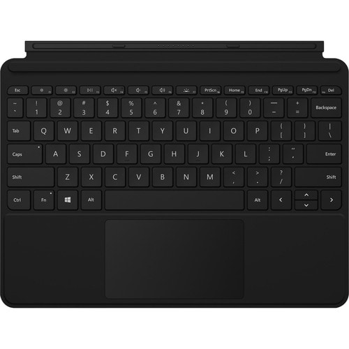 Microsoft Type Cover Tastatur/Cover Microsoft Surface Go 2, Surface Go Tablet - Schwarz - MicroFiber Body - Schmutzabweise