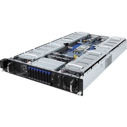 Gigabyte G291-Z20 Barebone-System - 2U Rackmount - Socket SP3 - 1 x Prozessor-Support - AMD Chip - 128 GB DDR4 SDRAM DDR4-