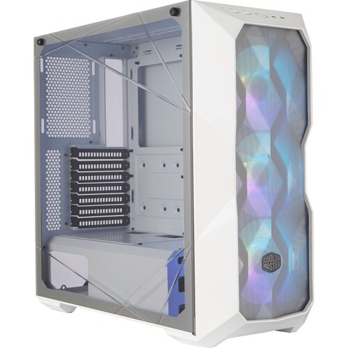 Cooler Master MasterBox MCB-D500D-WGNN-S01 Computer Case - Mid-tower - White - Mesh, Steel, Plastic, Tempered Glass - 4 x 
