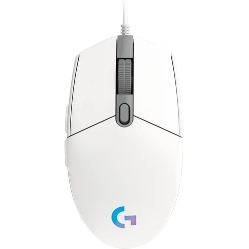 Ratón de juego Logitech Prodigy G203 - USB - Óptico - 6 Botón(es) - Blanco - 1 - Cable