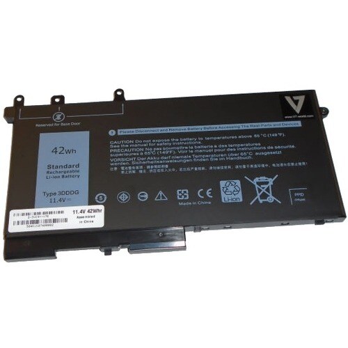 Batterie V7 D-3VC9Y-V7E - 3-cellule Lithium ion (Li-Ion) - Pour Ordinateur Portable - Batterie rechargeable - 11.4 V - 368