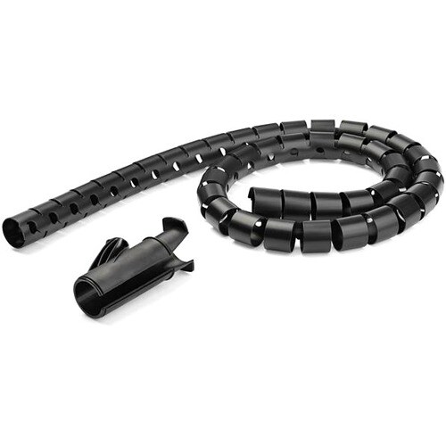 1.5m (4.9ft) Cable Management Sleeve - Spiral - 1.8" (45mm) Diameter - W/ Cable Loading Tool (CMSCOILED3)