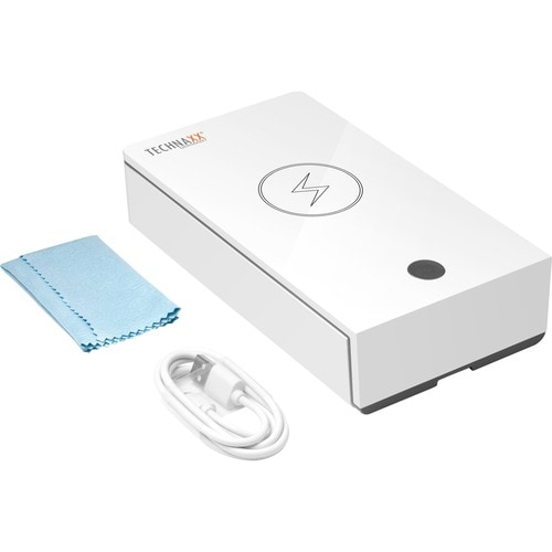 Technaxx - 4,6 cm Höhe x 11 cm Breite - Weiß - Acrylnitril-Butadien-Styrol (ABS)