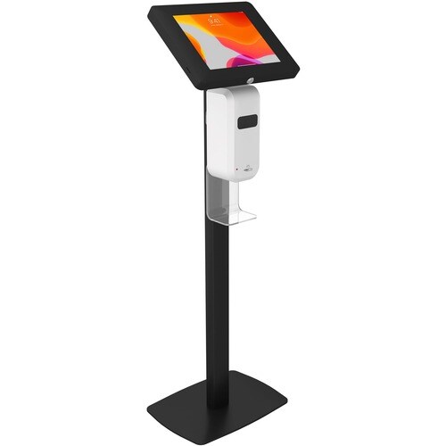 CTA Digital Thin Floor Stand, Dispenser & Security Enclosure - iPad 7-10 Gen & More - Up to 10.50" Screen Support - 45" He