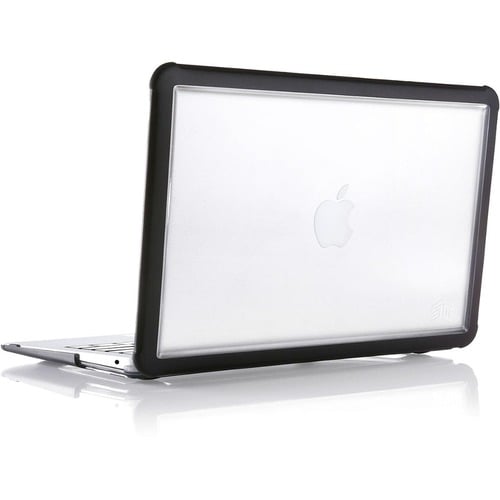 STM Goods Dux Case for Apple MacBook Air (Retina Display) - Transparent, Black - Translucent - Polycarbonate, Thermoplasti