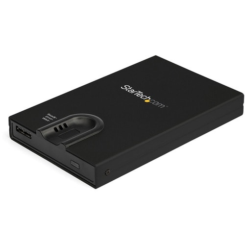 StarTech.com Biometric Enclosure - 256-bit AES Encrypted USB 3.0 External Hard Drive Enclosure 2.5" SATA HDD/SSD - Fingerp