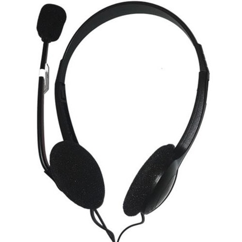 Cuffie ITB Cavo Over-the-head Stereo - Nero - Binaural - Supra-aural - 180 cm Cavo