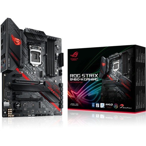 Asus ROG Strix B460-H GAMING Desktop Motherboard - Intel B460 Chipset - Socket LGA-1200 - Intel Optane Memory Ready - ATX 
