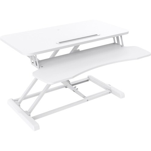 V7 DT2SSW Höhenverstellbar Multifunktions-Erhöhung für PC - 50 cm Höhe x 61,5 cm Breite - Desktop - Weiß