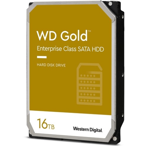 Western Digital Gold WD161KRYZ 16 TB Hard Drive - 3.5" Internal - SATA (SATA/600) - Server, Storage System Device Supporte