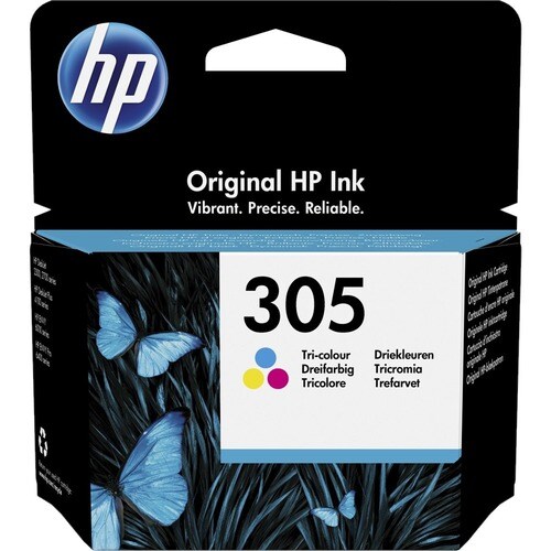 HP 305 Tintenstrahl Tintenpatrone - Dreifarbig - Originaler Pack
