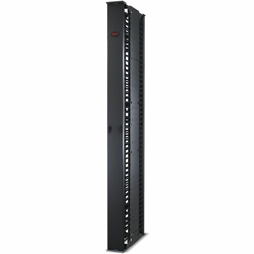 APC Kabelbündler - Schwarz - 1 Pack Paket - Kabelmanager - 1U Rack-Höhe