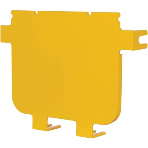 Eaton Tripp Lite Series Toolless End Cap for Fiber Routing System, 120 mm (5 in.) - End Cap - Yellow - Polyvinyl Chloride 